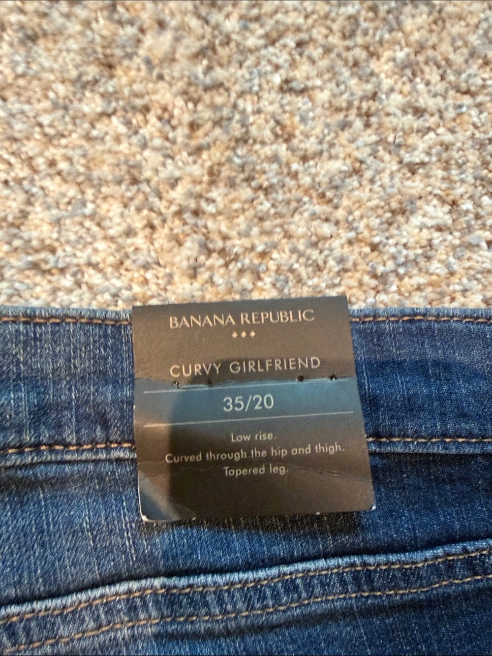 BANANA Republic Dark Blue Women's Straight-Leg Jeans - Picture 8 of 10